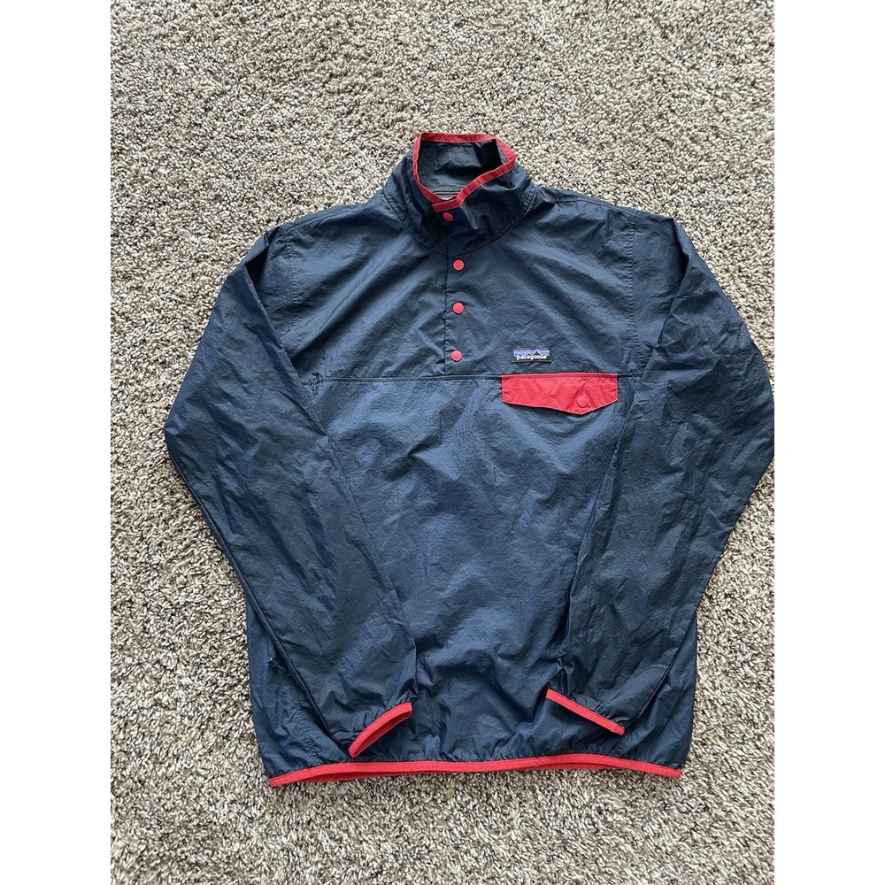 Patagonia Houdini Lightweight Full Zip Windbreaker Men's Small Long Sleeve
